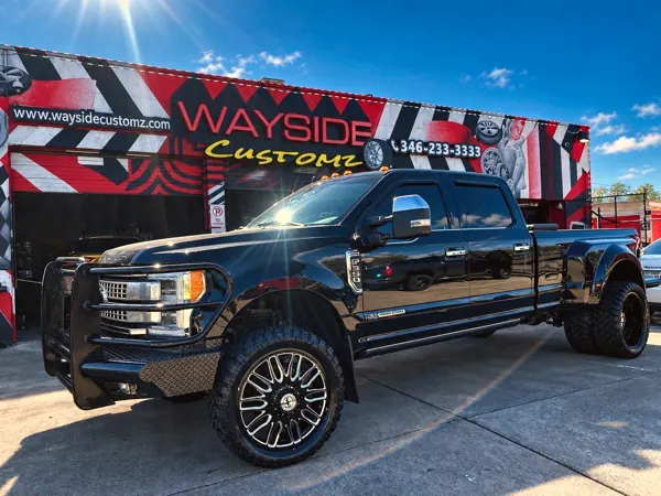 Ford F-350 dually &middot; 24" XF off road wheels &middot; Lift / leveling