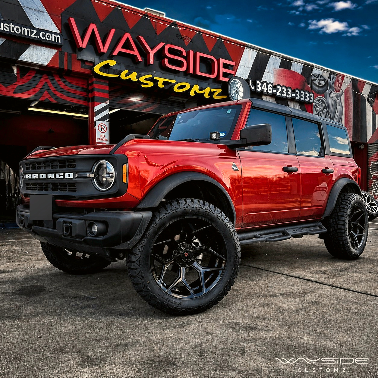 2024 Ford bronco · 22" Morpheus wheels · Lift / leveling