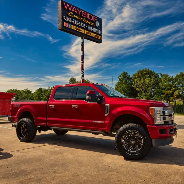 Ford F-250 &middot; 22" American Truxx wheels &middot; Lift / leveling