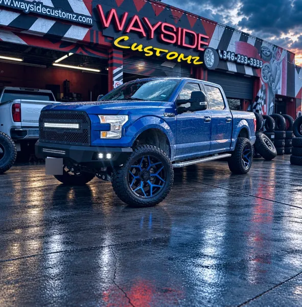 2018 Ford F-150 &middot; 24" Morpheus wheels &middot; Lift / leveling &middot; Wrap / chrome delete