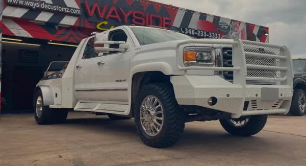 GMC sierra 3500 dually &middot; 20" Cali off road wheels &middot; Accessories