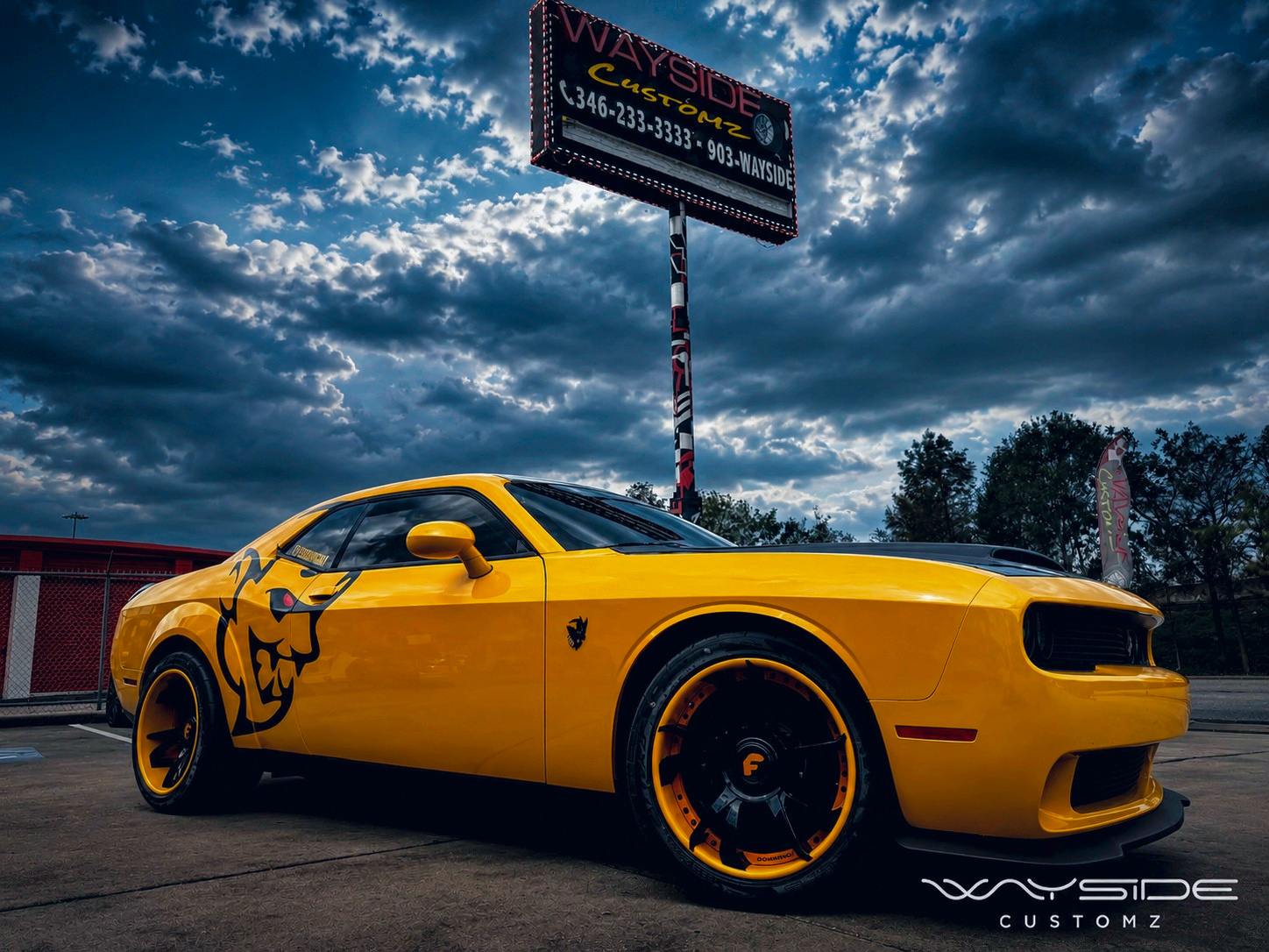 2023 Dodge demon &middot; 20" Forgiato wheels &middot; Wrap / chrome delete