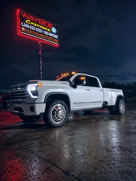 2026 Chevrolet Silverado 3500 Dually &middot; 22" American Force wheels &middot; Lift / leveling