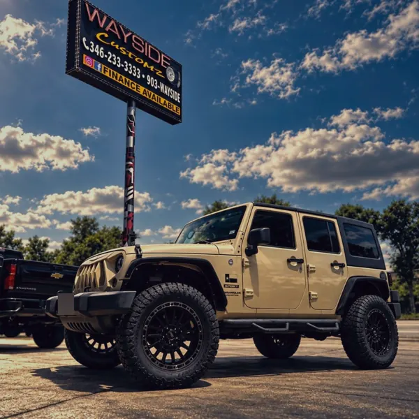 Jeep wrangler &middot; 20" Force Off road wheels