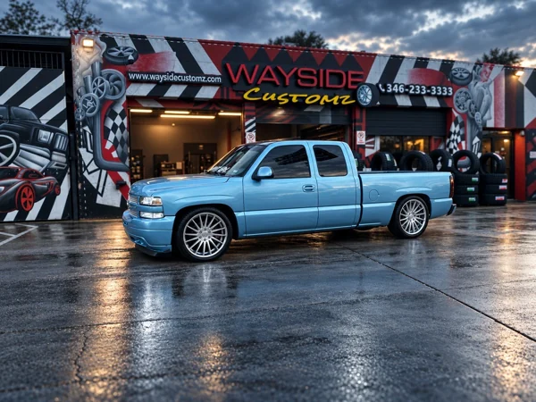 2002 Chevrolet Silverado · 22" Luxxx LE Wheels · Lowering Kit