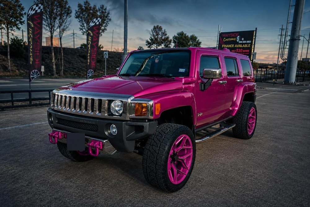 2006 Hummer H3 · 22×10 Morpheus Wheels · 2.5" Rough Country Lift Kit
