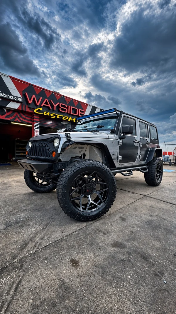 2015 Jeep Wrangler · 22×10 Morpheus Wheels · 6" Lift Kit