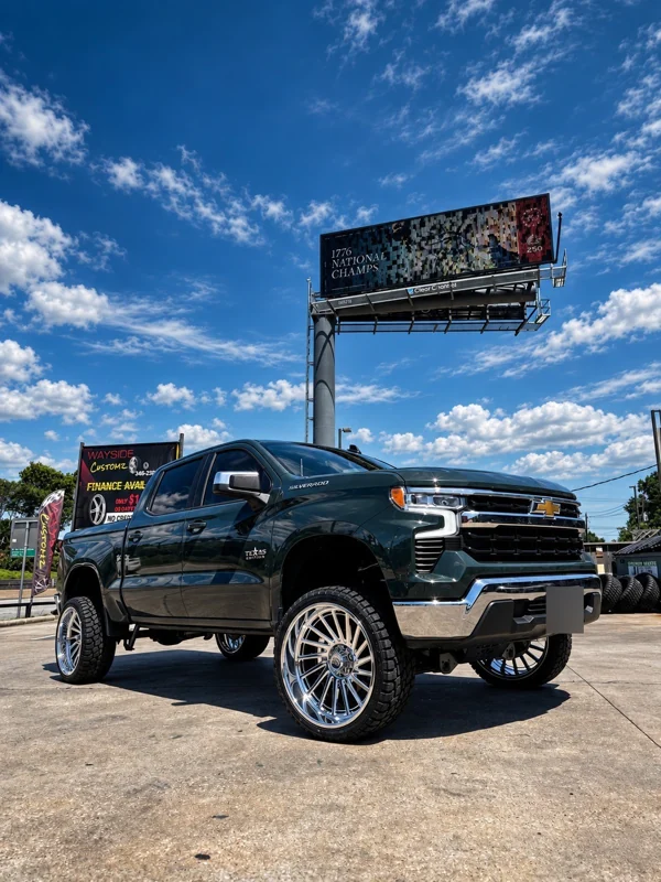 2020 Chevrolet Silverado 1500 · 24" Hardrock Wheels · 6" Rough Country Lift
