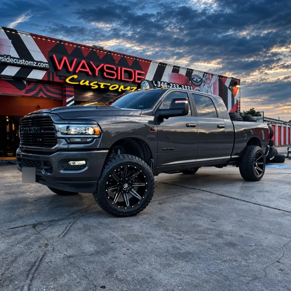 2020 Ram 2500 · 24" XF Off-Road Wheels · 3" Rough Country Lift Kit