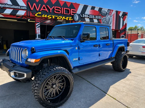 2021 Jeep Gladiator · 24" TIS Off-Road Wheels · 3" Rough Country Lift