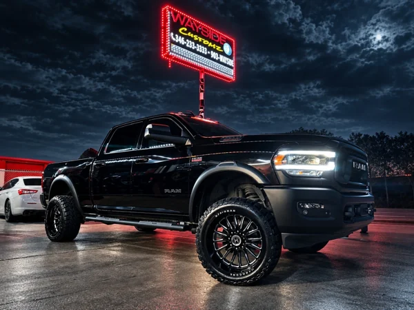 2021 Ram 1500 · 24" Hardcore Off-Road Wheels · 3" Rough Country Lift Kit
