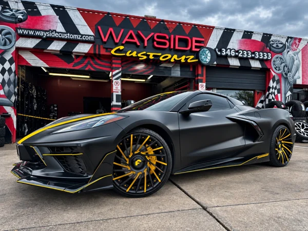 2023 Chevrolet Corvette · 20" Forgiato Wheels · Wrap