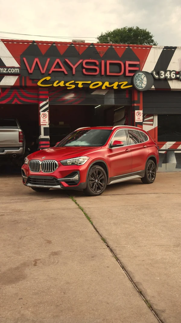 BMW X3 Wrap · Wheel Powdercoat