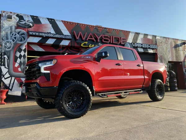 Chevrolet Silverado 1500 · 20" Vortek Wheels · 6" Rough Country Lift Kit
