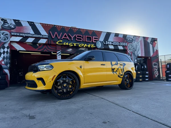 Dodge Durango Hellcat · 24" Forgiato Wheels · Wrap