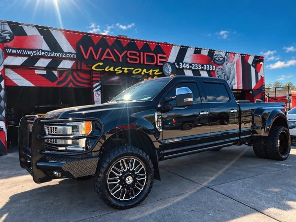 Ford F-350 Dually · 24" XF Off-Road Wheels · 4.5" Rough Country Lift Kit