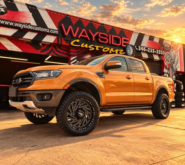 Ford Ranger · 20" RDR Wheels · 2.5" Leveling Kit