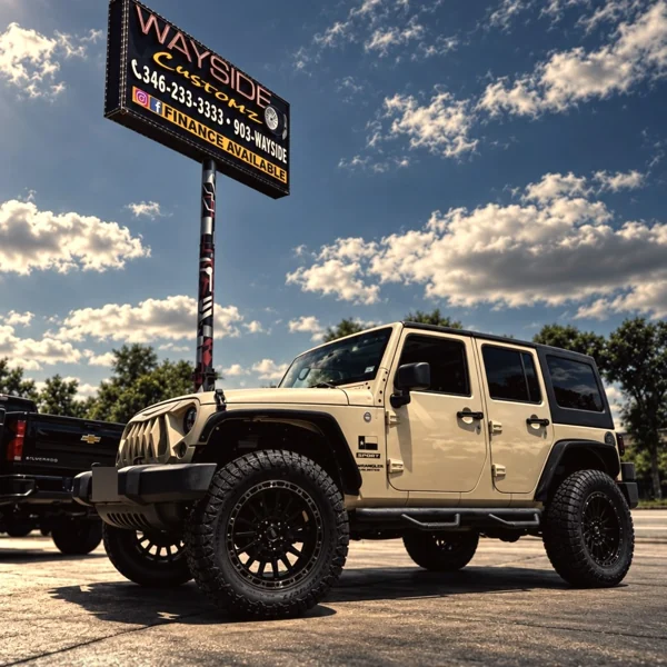 Jeep Wrangler · 20" Force Off-Road Wheels
